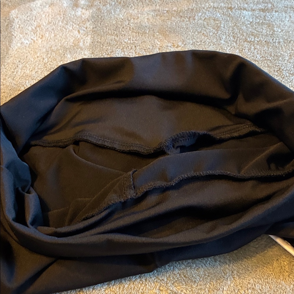 Black Women's Athletic Shorts - Picture 4 of 8